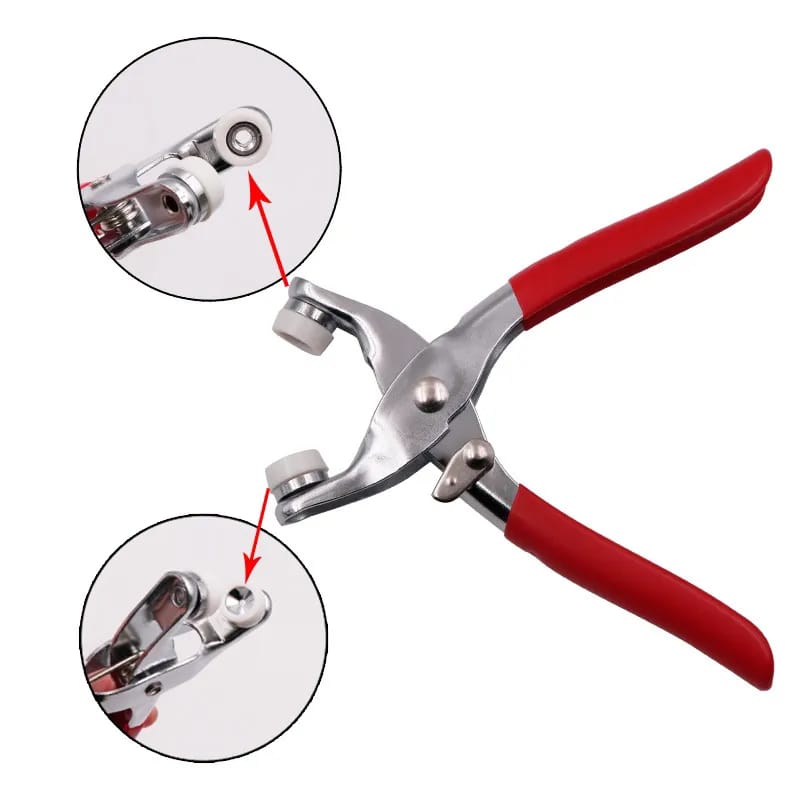 Plier Tool Metal Snap Button 20/80 Pcs Thickened Snap Fastener Kit DIY Craft Supplies Buttons For Clothing Jeans Sewing Accessories