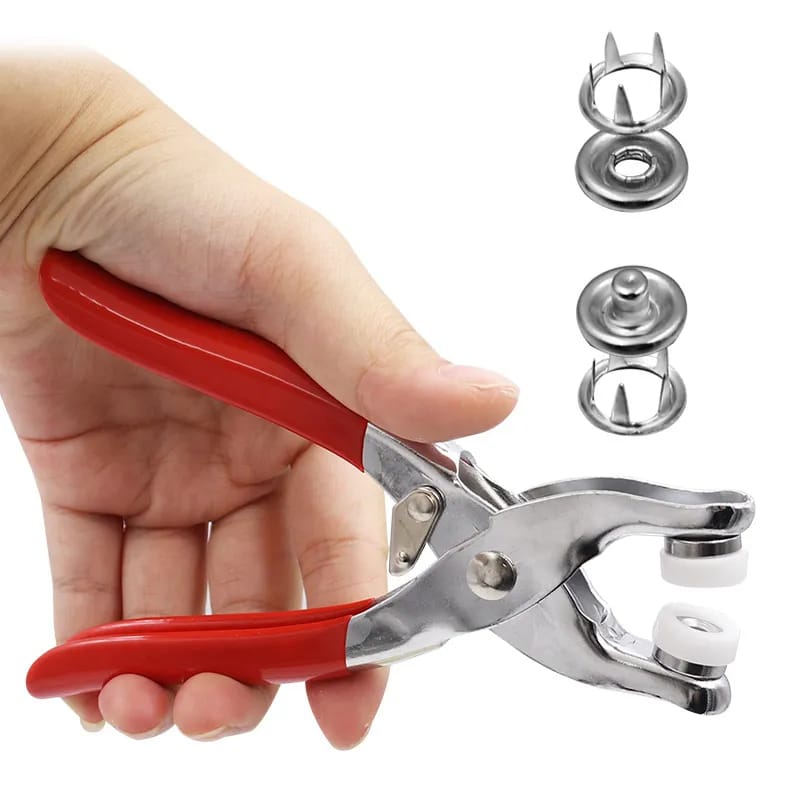 Plier Tool Metal Snap Button 20/80 Pcs Thickened Snap Fastener Kit DIY Craft Supplies Buttons For Clothing Jeans Sewing Accessories